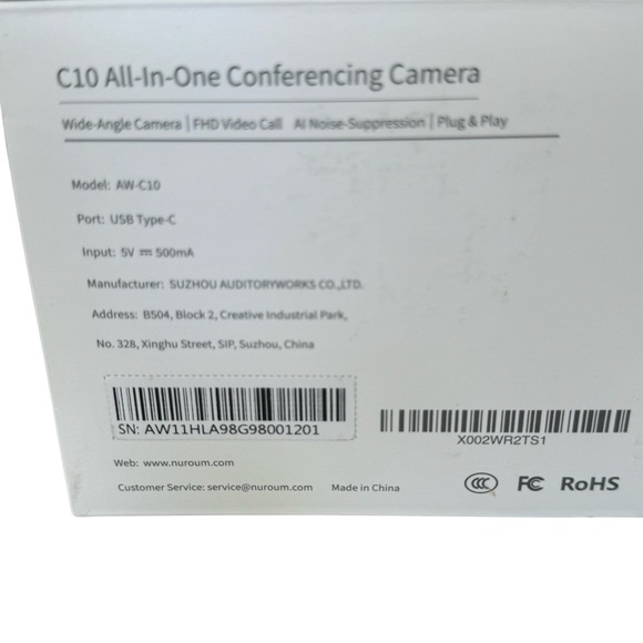 (NWB) Nuroum C10 Conference  Camera For Huddle Rooms - Picture 7 of 14